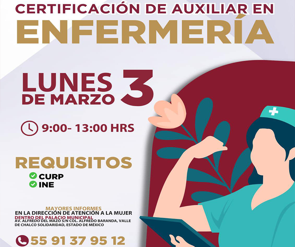 CERTIFíCATE COMO AUXILIAR EN ENFERMERíA
