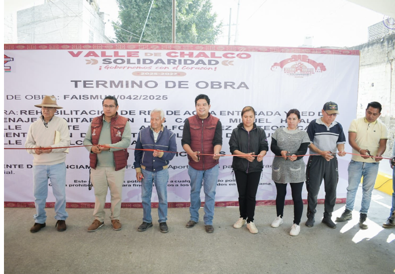 REPARACIÓN DEL DRENAJE EN CALLES MIGUEL HIDALGO, ORIENTE 17, AVENIDA ADOLFO LÓPEZ MATEOS Y ORIENTE 8