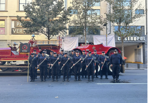 Bomberos de Valle de Chalco participan en conmemoración de 170 años de servicio