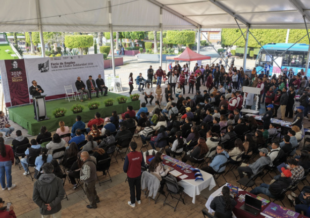Realizan con éxito la Feria del Empleo 2026 en Valle de Chalco