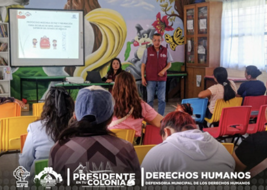 Fortalecen acciones de prevención y cultura de paz en comunidad escolar de Valle de Chalco