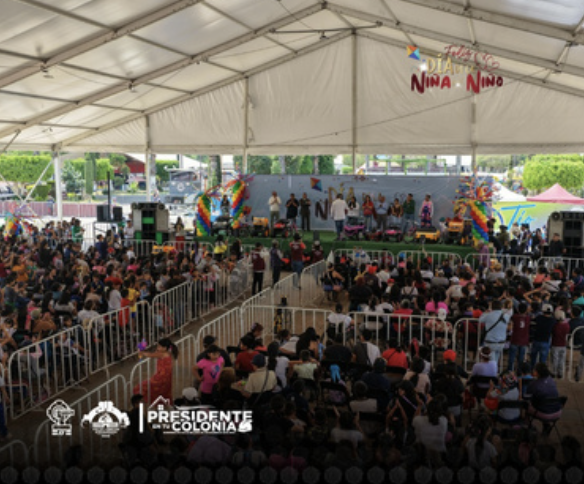 Comparte Gobierno Municipal momentos destacados del festejo dedicado a la niñez en Valle de Chalco 